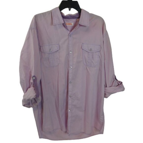Mens Michael Brandon Lilac / Light Purple Shirt Size: XXL - Picture 1 of 4